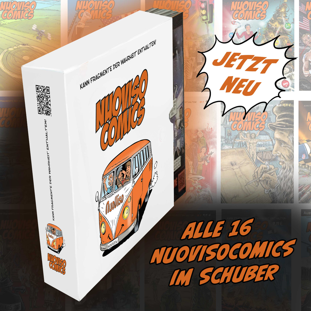 ALLE 16 NuoViso Comics im Schuber