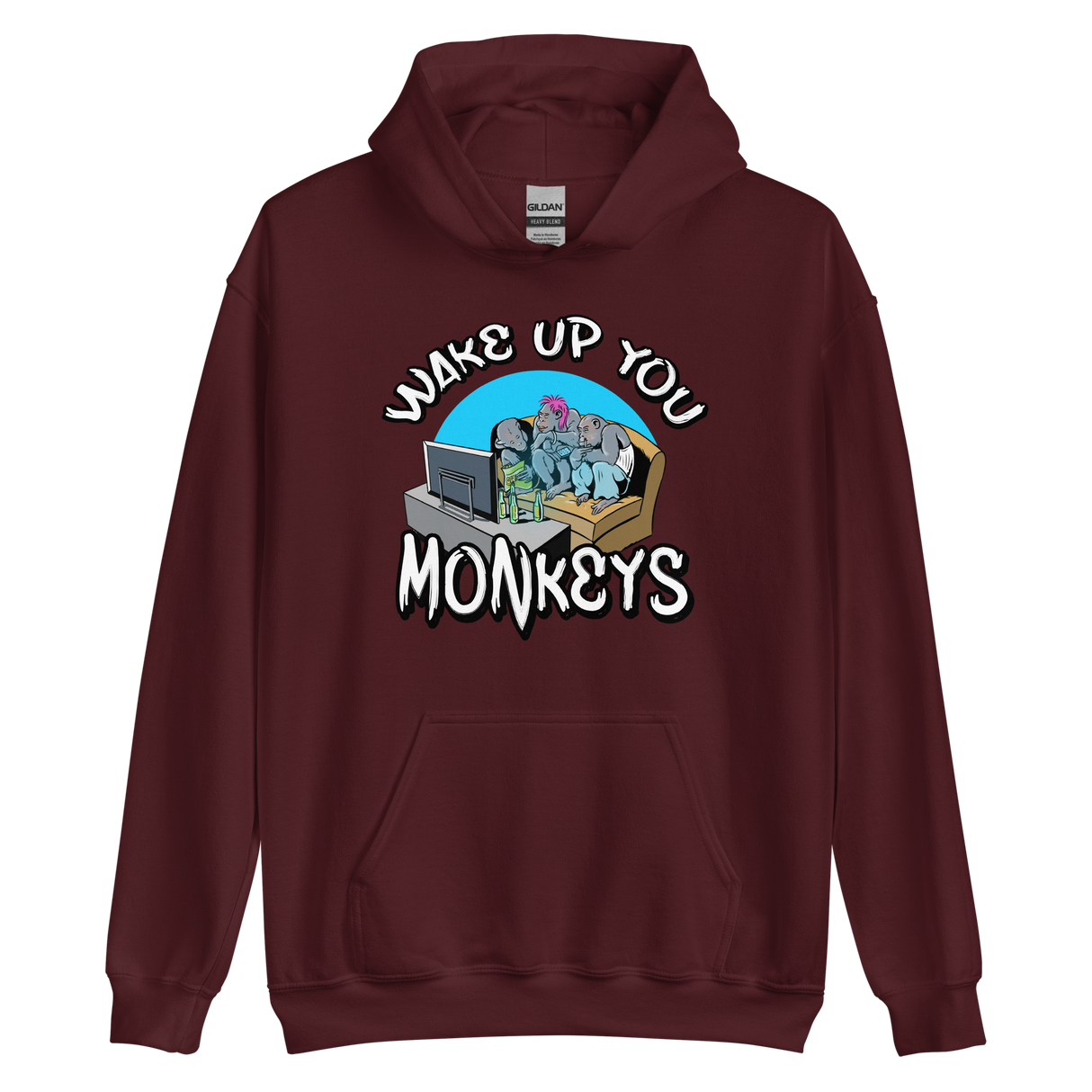 Unisex Hoodie - Wake up you Monkeys