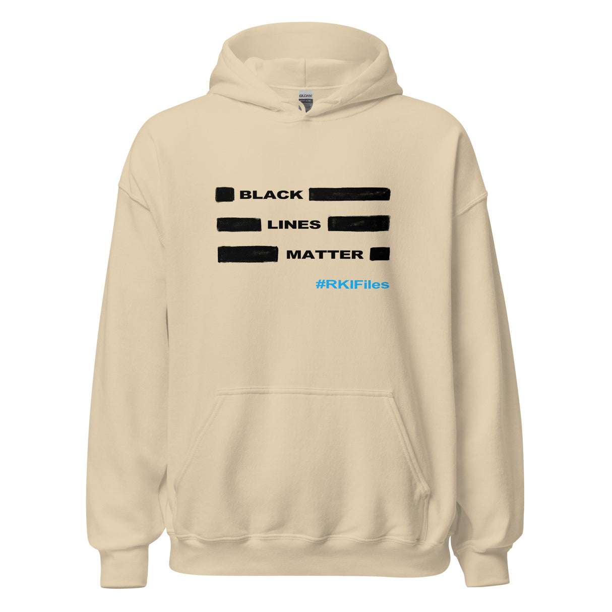 Unisex-Hoodie "Black Lines Matter" #RKI Files