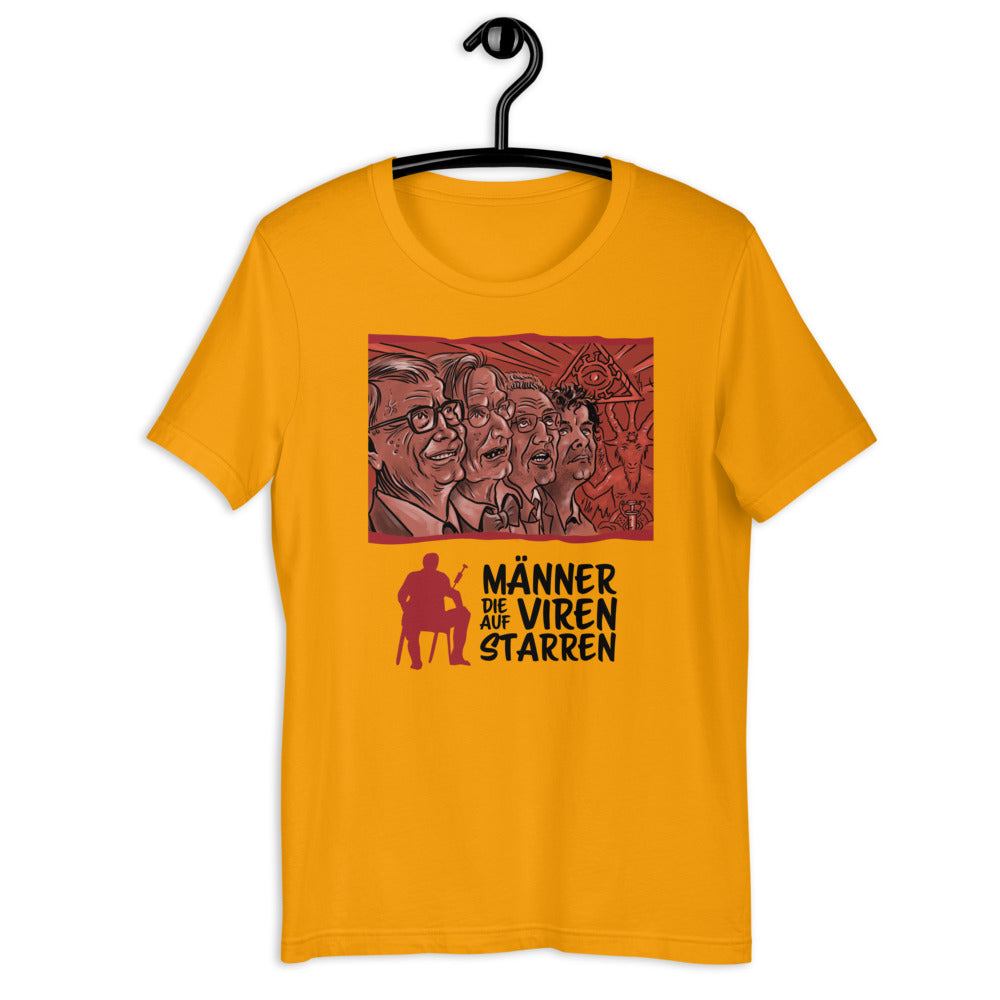 Männer die auf Viren starren - T-Shirt